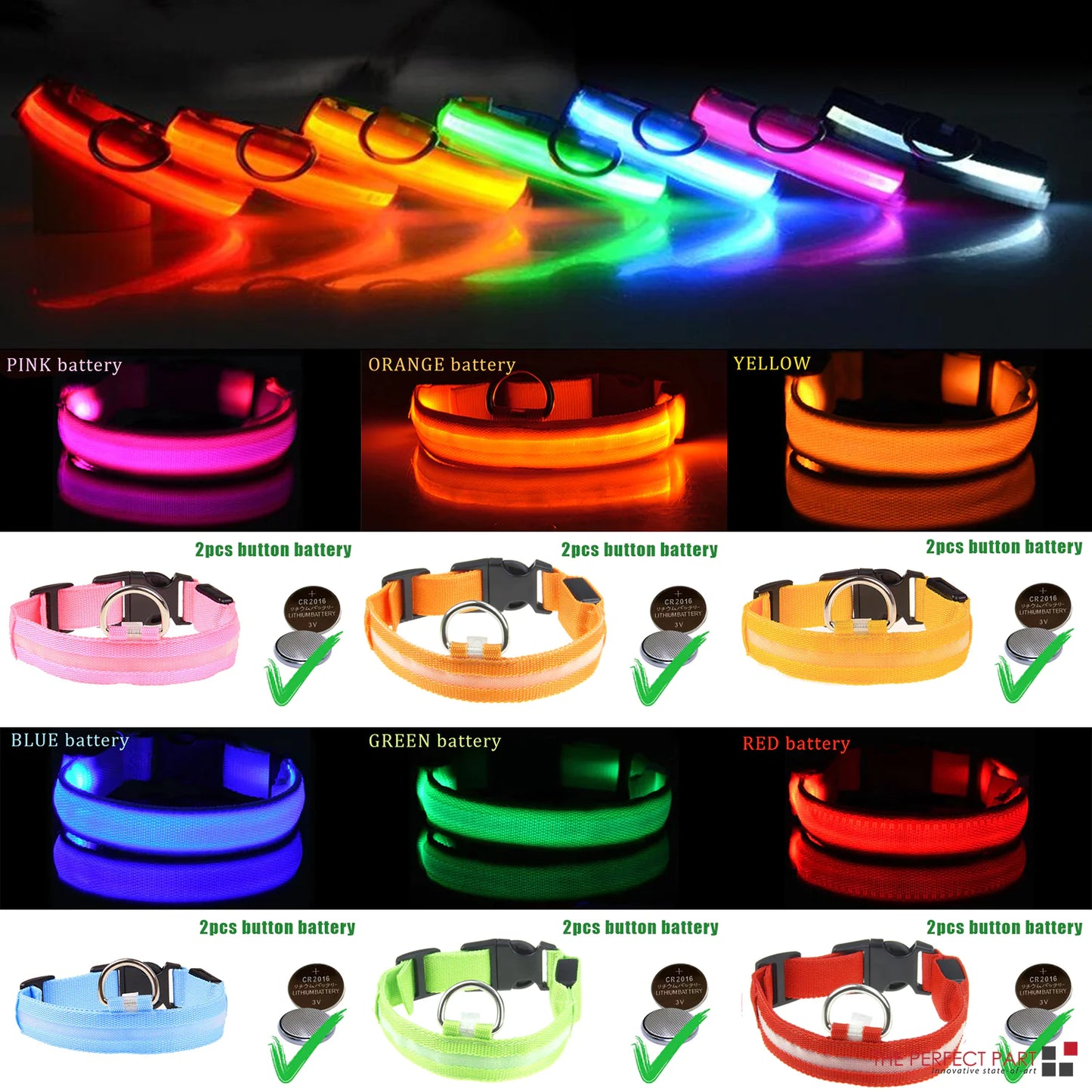 Brilliantly Safe, Uniquely Stylish: LED Collars for Your Dog